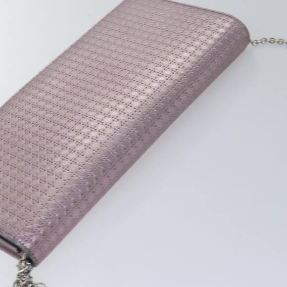 DIOR Lady DIOR Canage Chain Shoulder Bag Pvc Pink - Picture 6 of 12